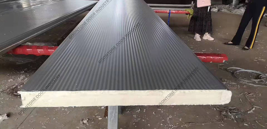 Industrial Vertical Lift Door with Personnel Access Door