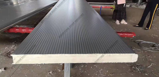 Industrial Vertical Lift Door with Personnel Access Door